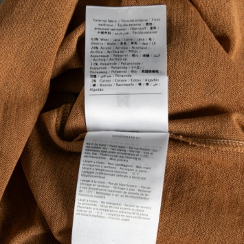 Marron M Missoni Top en maille de laine à motifs, marron M en vente
