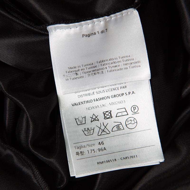 M Missoni Dull Gold and Black Lurex Knit Short Sleeve Midi Dress L 1