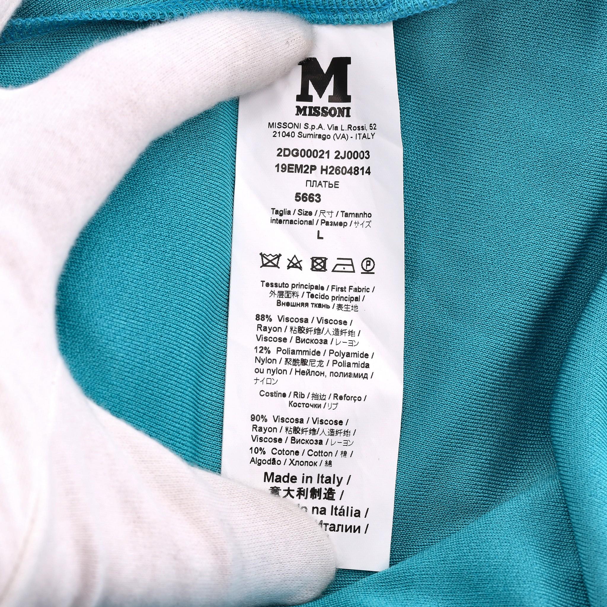 M Missoni - Vestito in jersey arricciato in vendita 1
