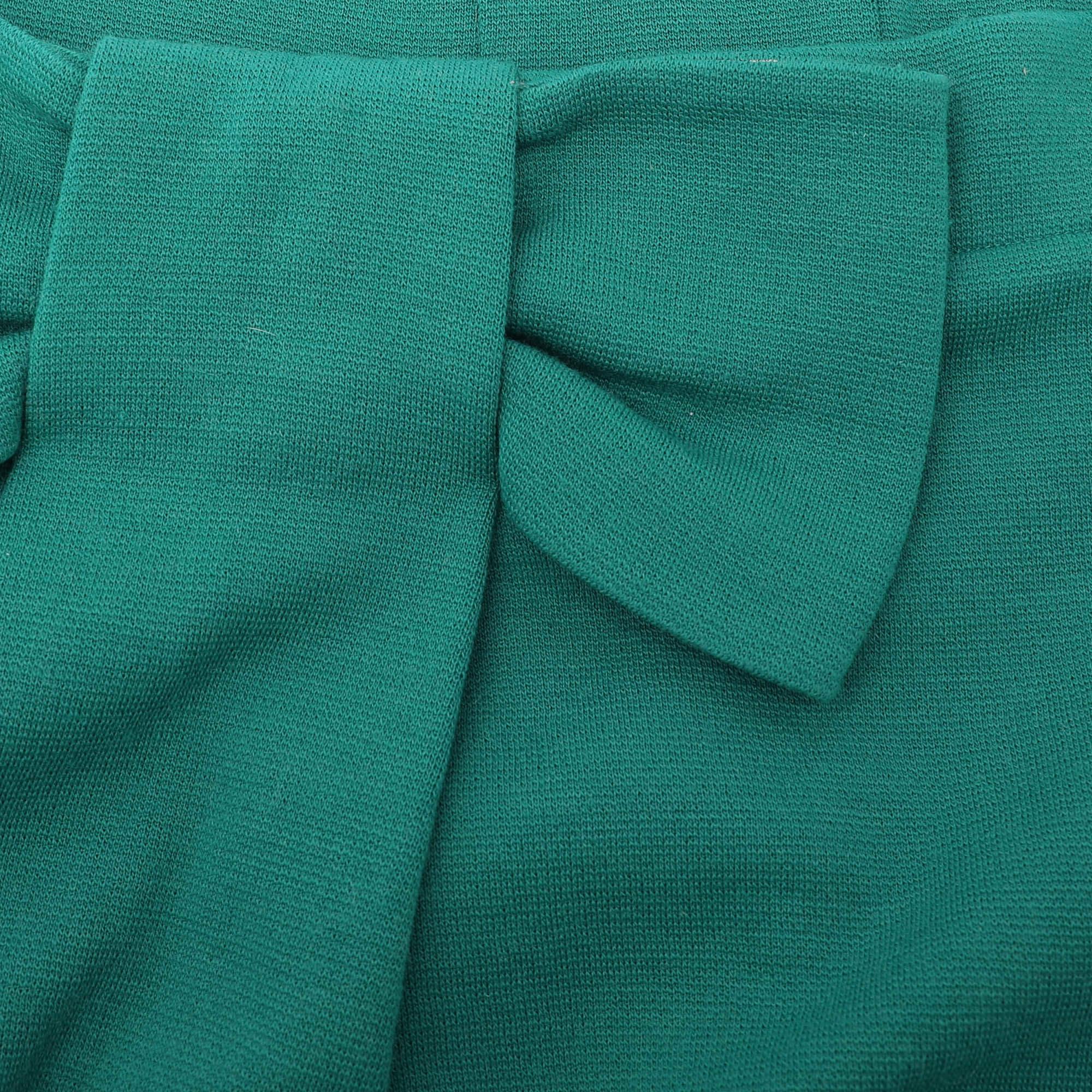 Women's M Missoni Green/Grey Lurex Knit Skirt Set M For Sale