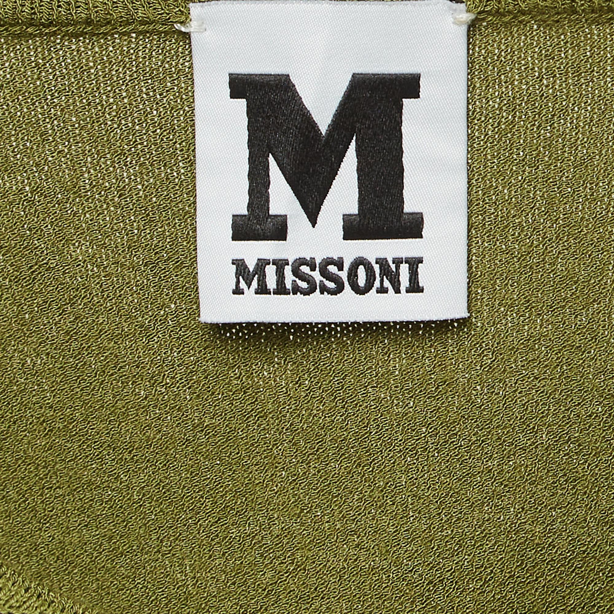 Women's M Missoni Green Knit Top S For Sale