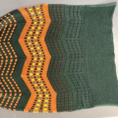 M MISSONI Schals mit gemischten Mustern in Grün, Orange und Gelb