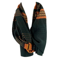 M MISSONI Schals mit gemischten Mustern in Grün, Orange und Gelb