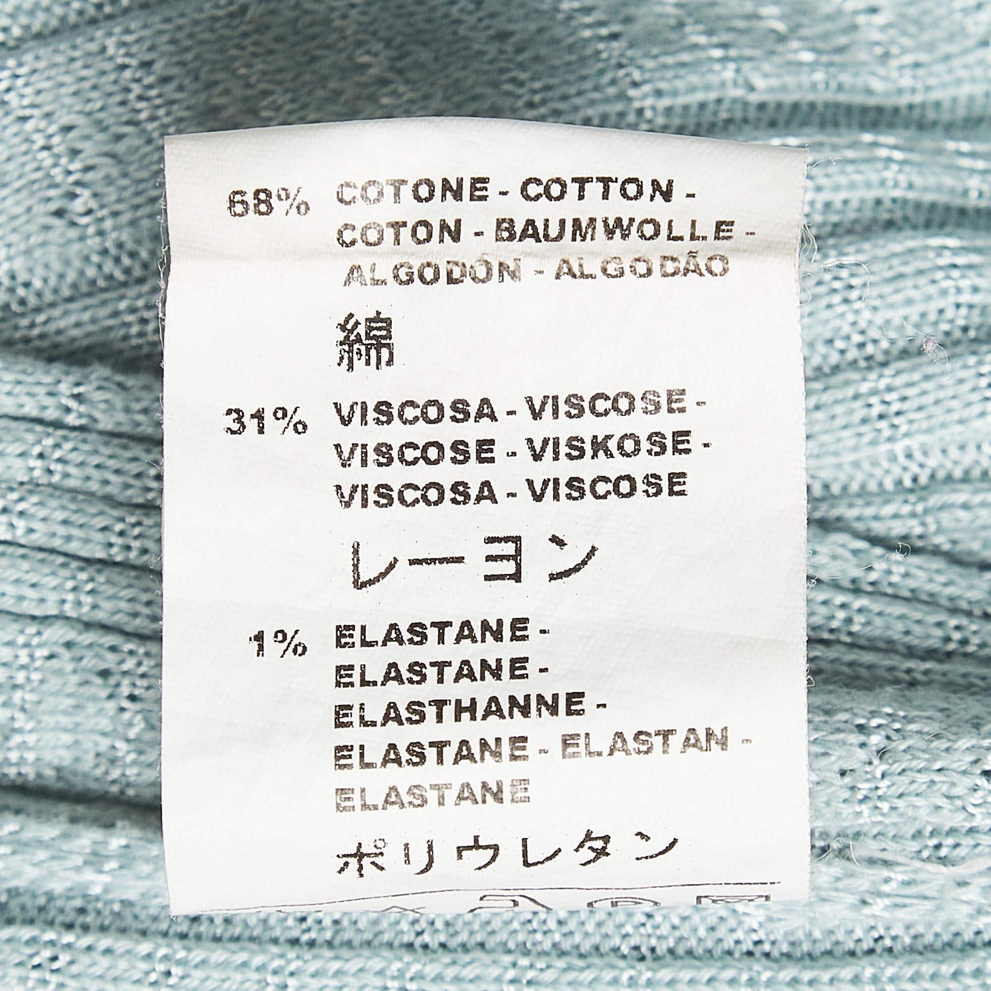 Women's M Missoni Green Patterned Knit Tank Top S