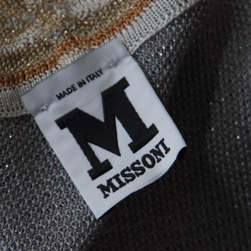 M Missoni Grey Knit Cardigan and Sleeveless Top Set M 1