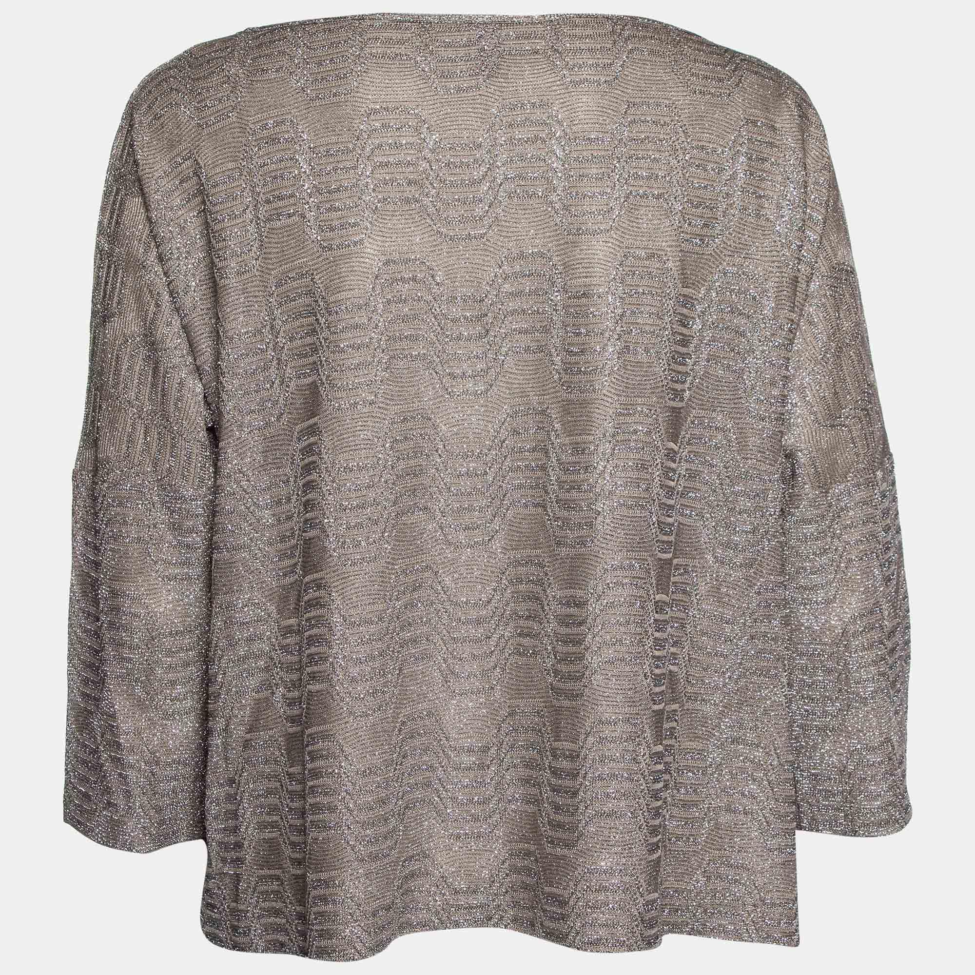 Trova grande stile e comfort indossando questo top di M. Missoni. Realizzati su misura utilizzando le migliori stoffe  la creazione è stata resa immensamente dettagliata. Abbinalo a un paio di jeans e a delle scarpe basse.