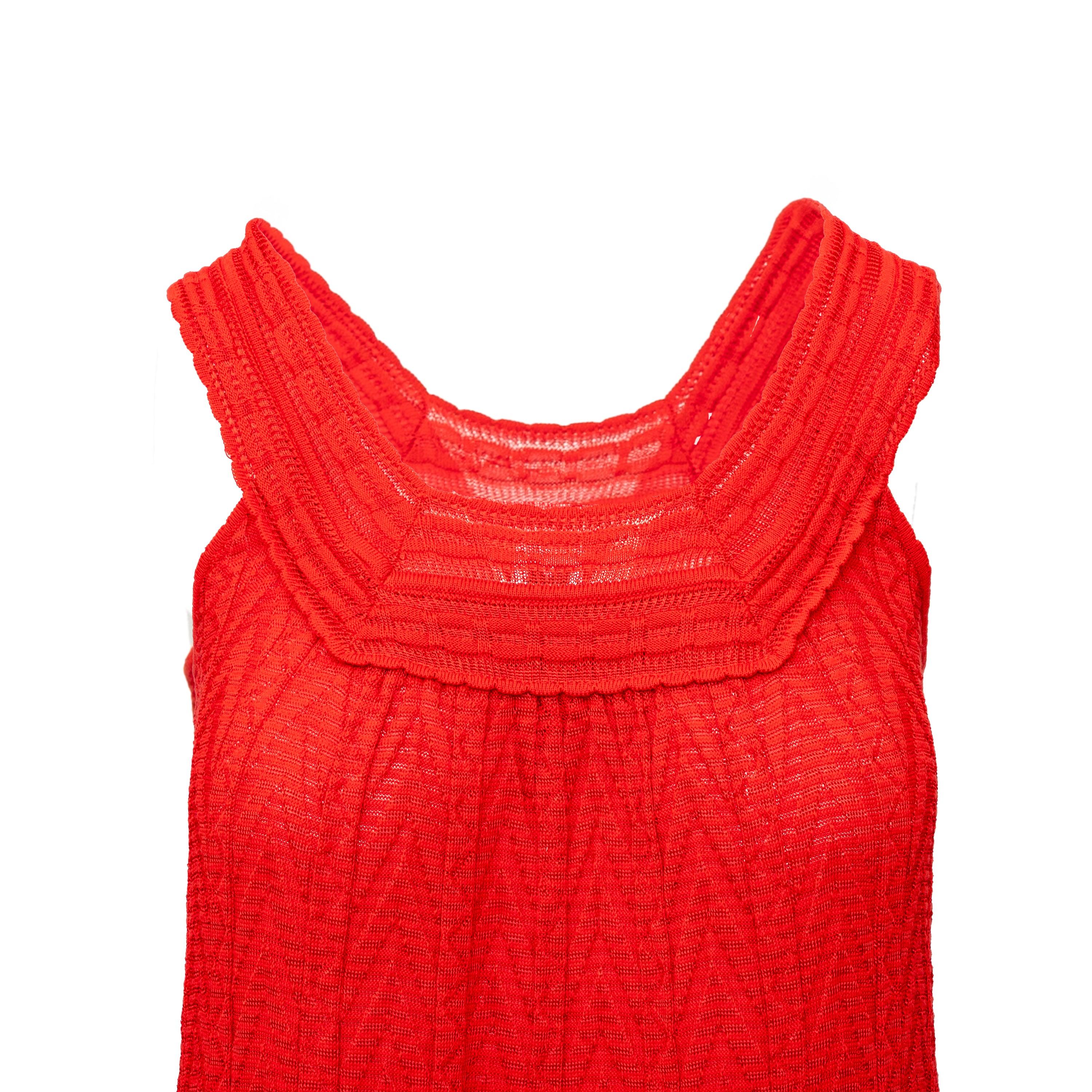 Maxi Vestido M Missoni - Años 10 Rojo en venta