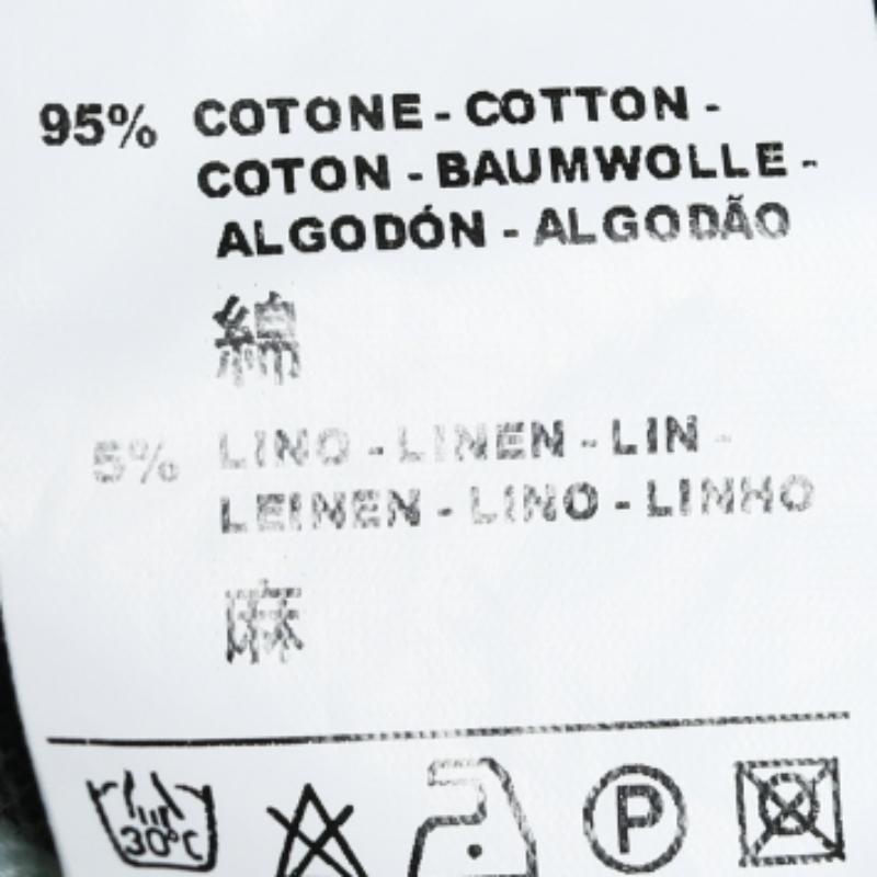 M Missoni Top à col plongeant en tricot de coton à motif géométrique multicolore M en vente 1