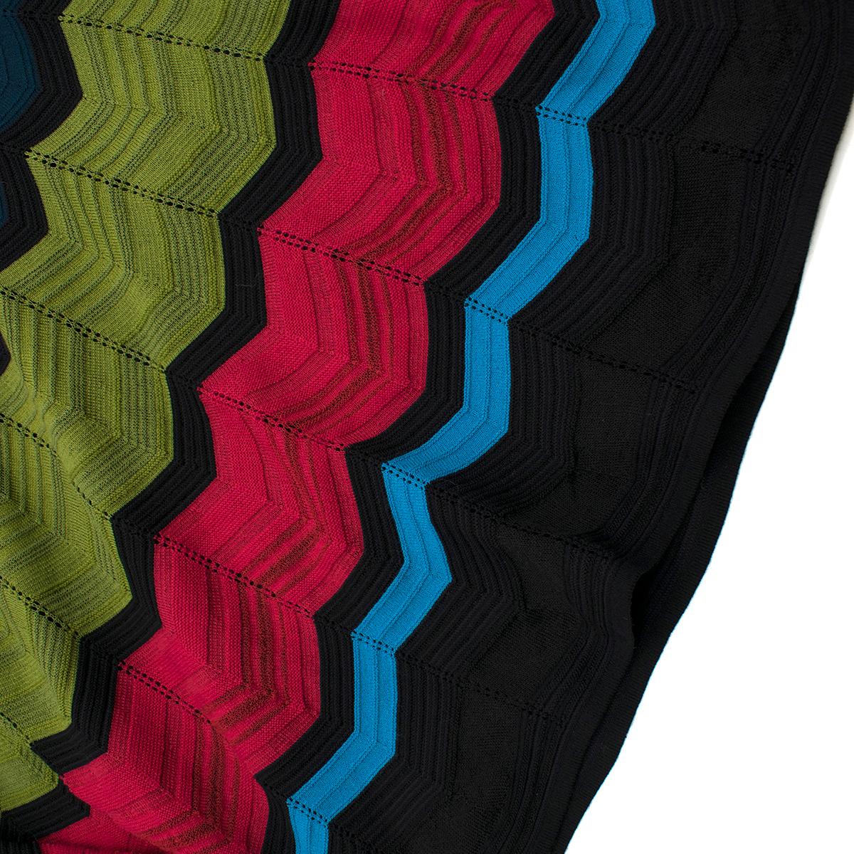M Missoni Multicolor Knit A-line Dress Size IT 38 / US 0-2 2