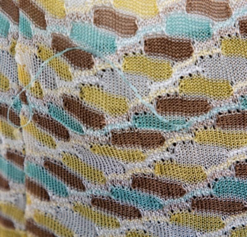 M Missoni Multicolor Knit Top M In Good Condition For Sale In Dubai, Al Qouz 2