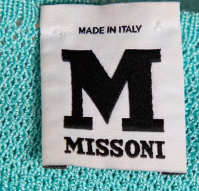 M Missoni Multicolor Knit Top M For Sale 2