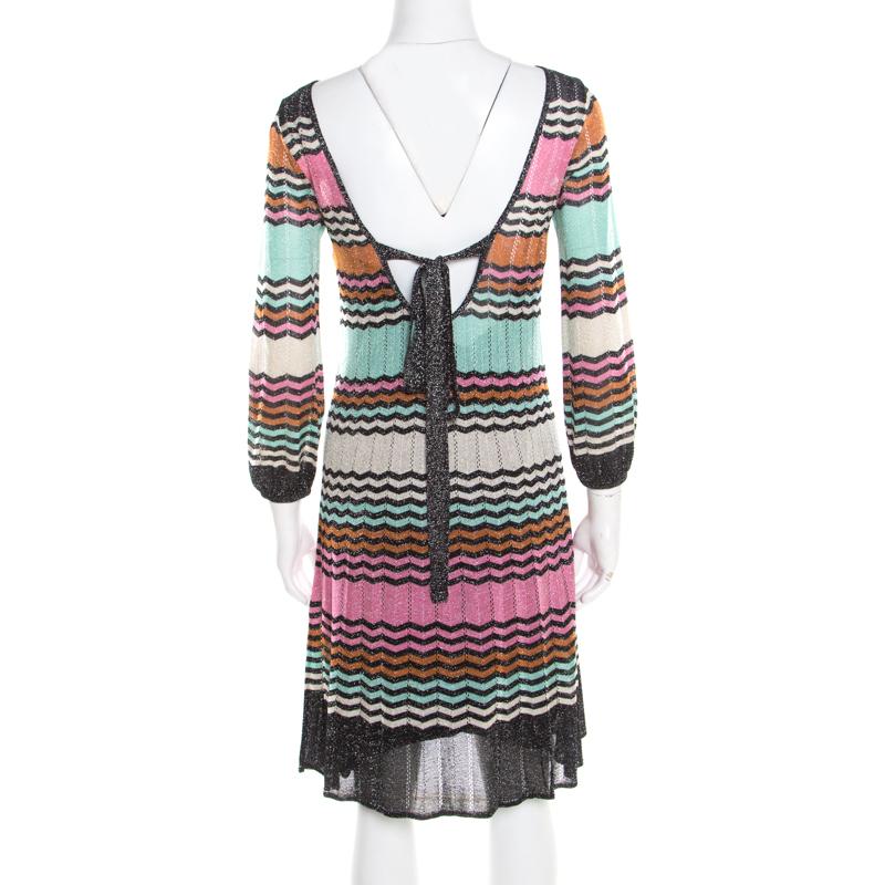 Attain a fun look in this M Missoni dress. A multicolor dress like this will remain a casual treasure in your apparel. Finely tailored in blended fabric to suit your taste and bring you just what you desire. This dress is all about the exceptional