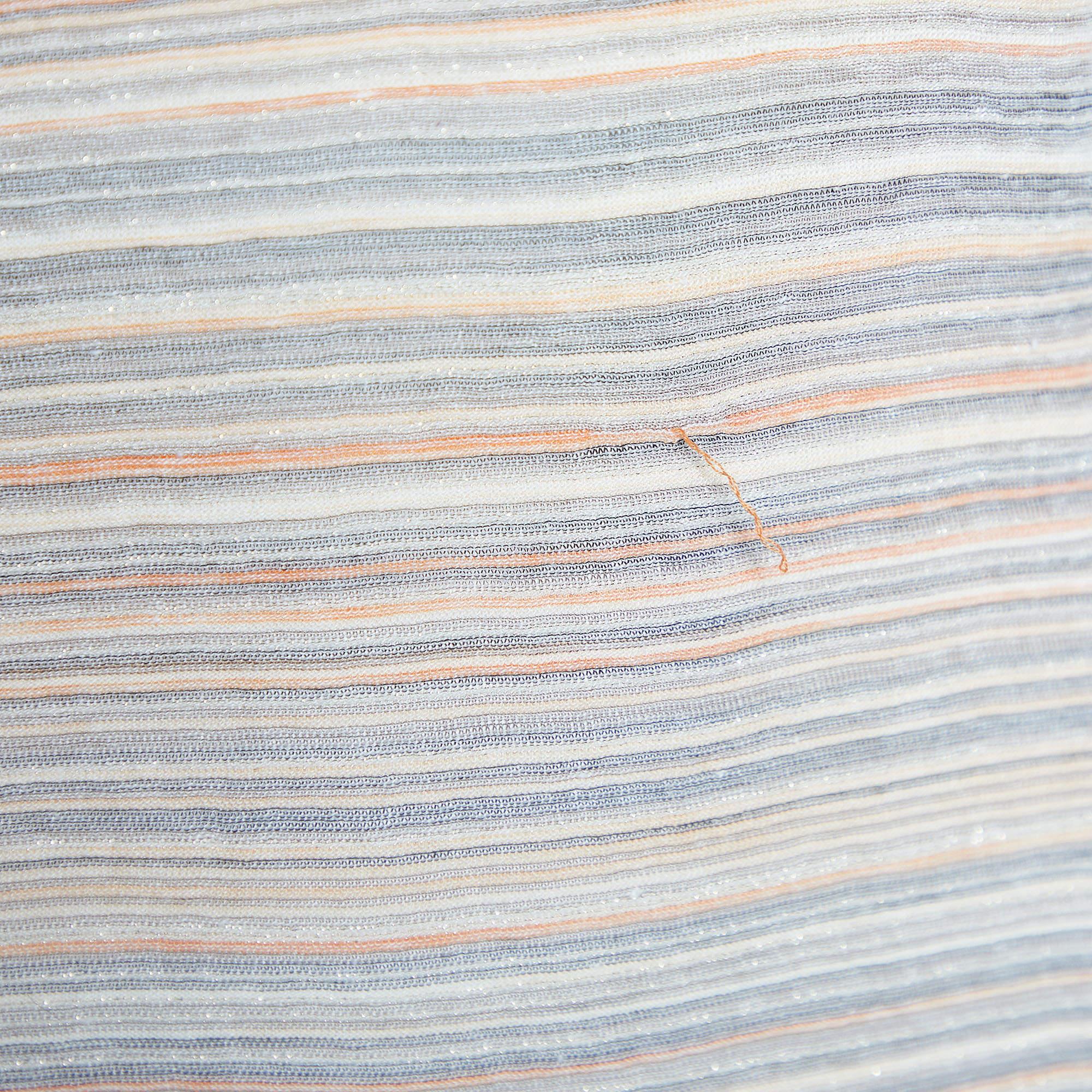 M Missoni Camiseta de tirantes con espalda deportiva de punto de lúrex multicolor M en Bueno estado para la venta en Dubai, Al Qouz 2