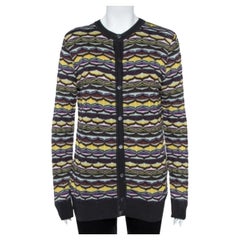 M Missoni Multicolor Patterned Knit Tank Top and Cardigan Set L