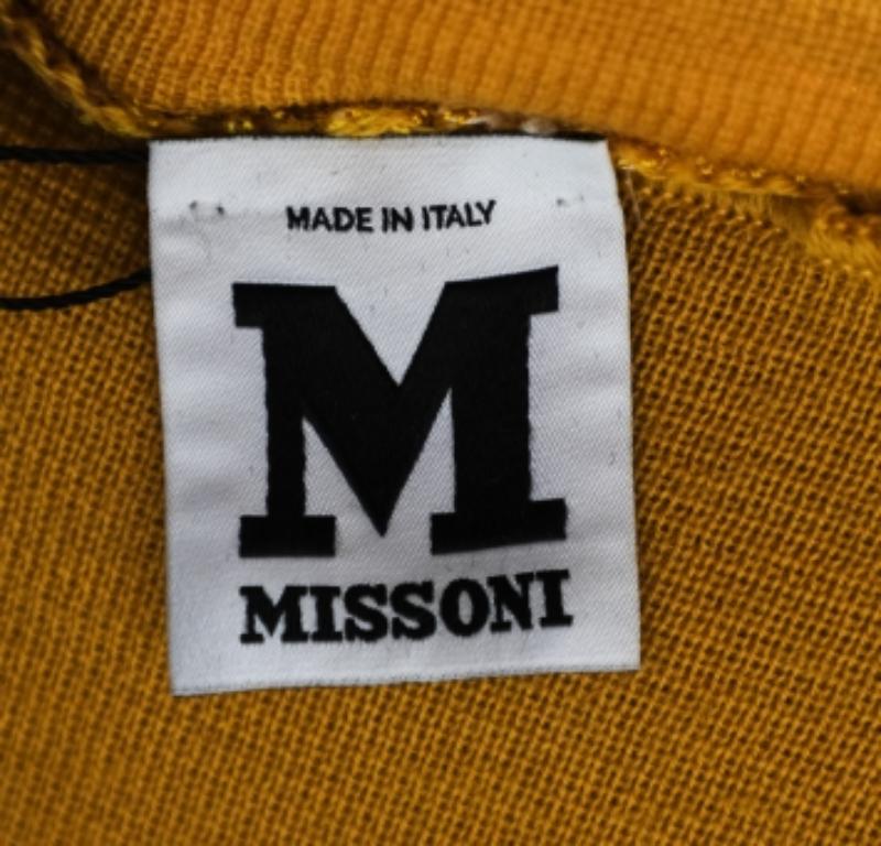 M Missoni Mehrfarbig Gemustertes Wollstrick-Minikleid L im Zustand „Gut“ im Angebot in Dubai, Al Qouz 2