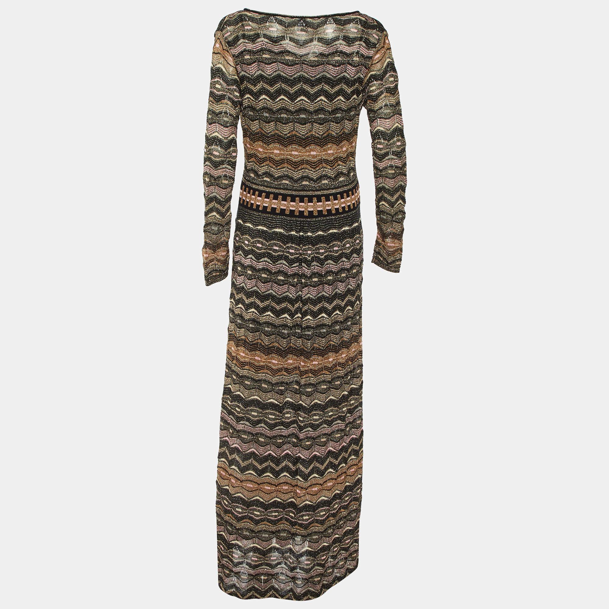 Effortlessly made into a chic design  this M Missoni dress is easy to wear and easy to accessorize. Tailored beautifully  the dress is sure to remain a favorite season after season.