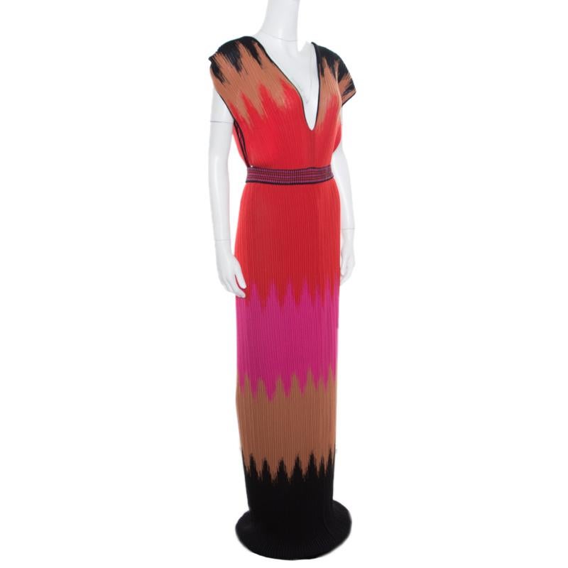 striped ombre dress by m missoni