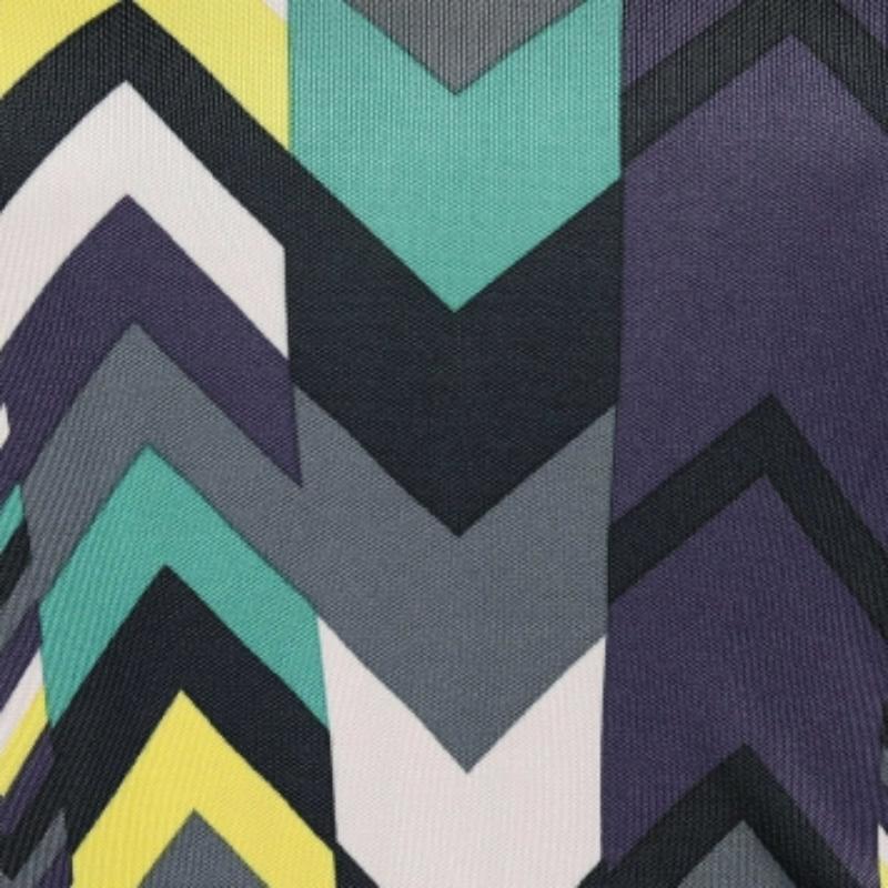M Missoni Vestido midi sin mangas de punto estampado multicolor M Negro en venta