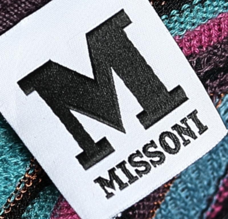 M Missoni Top senza maniche in maglia traforata multicolore XL In condizioni buone in vendita a Dubai, Al Qouz 2