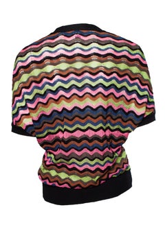 M Missoni, multicolour short sleeve cardigan