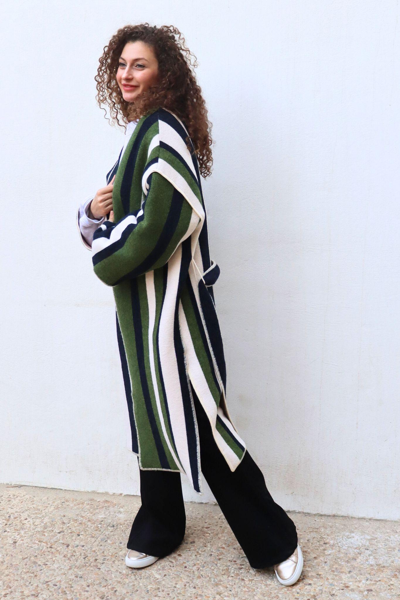 M Missoni oversized striped coat size L In Excellent Condition For Sale In Amman, JO