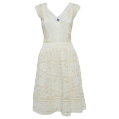 M Missoni Patterned Lurex Knit Sleeveless Short Dress M