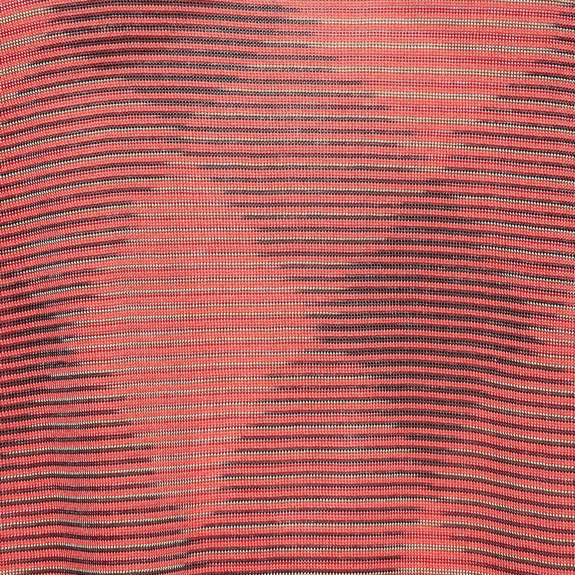 M Missoni Pink Patterned Knit Sleeveless Top M In Good Condition For Sale In Dubai, Al Qouz 2