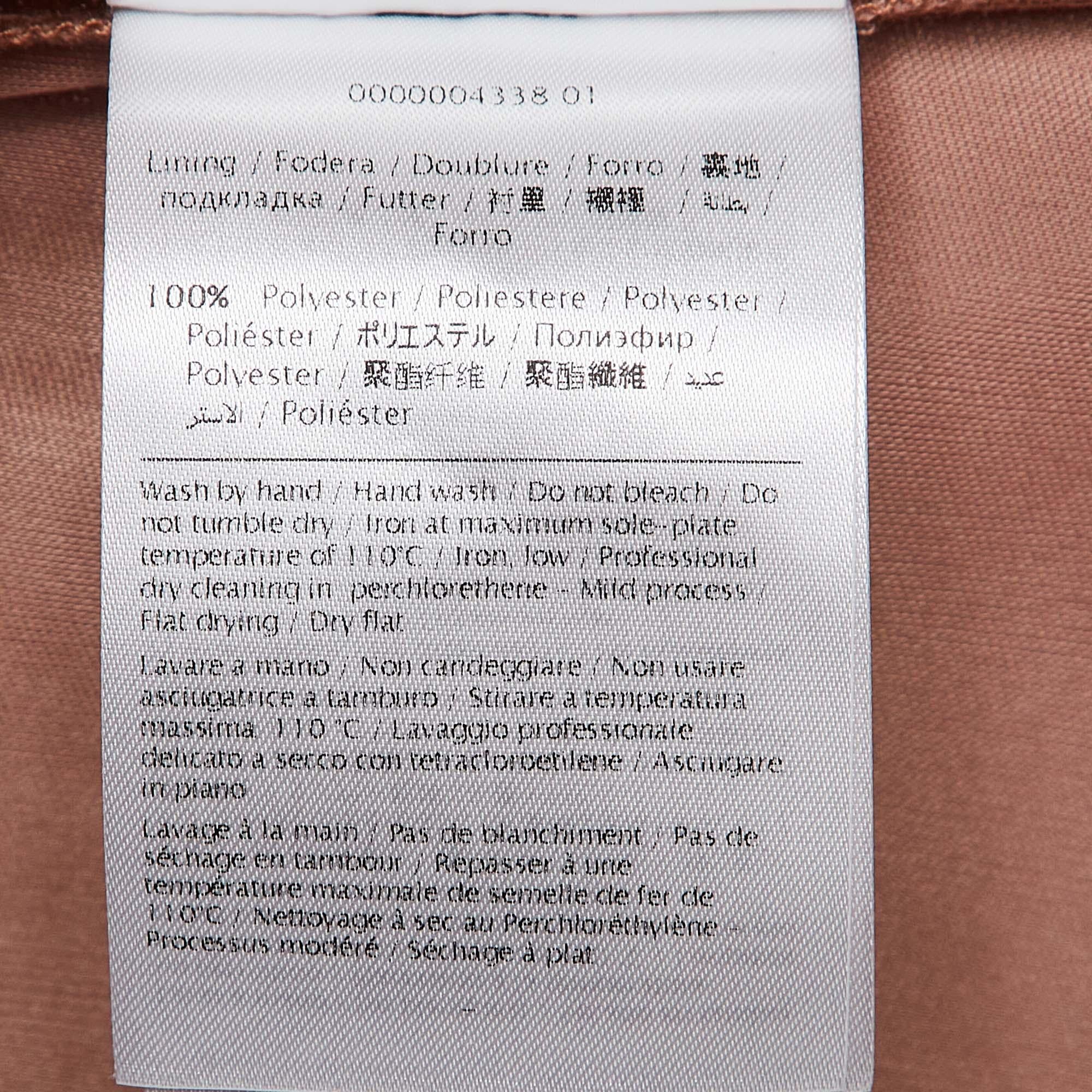 M Missoni Pink Patterned Lurex Knit Midi Dress M en vente 2