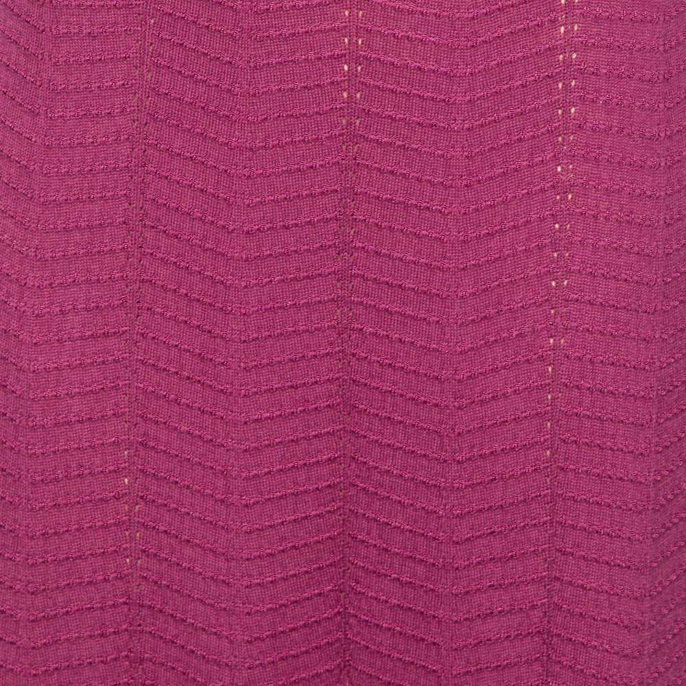 Women's M Missoni Purple Knit Maxi Skirt M