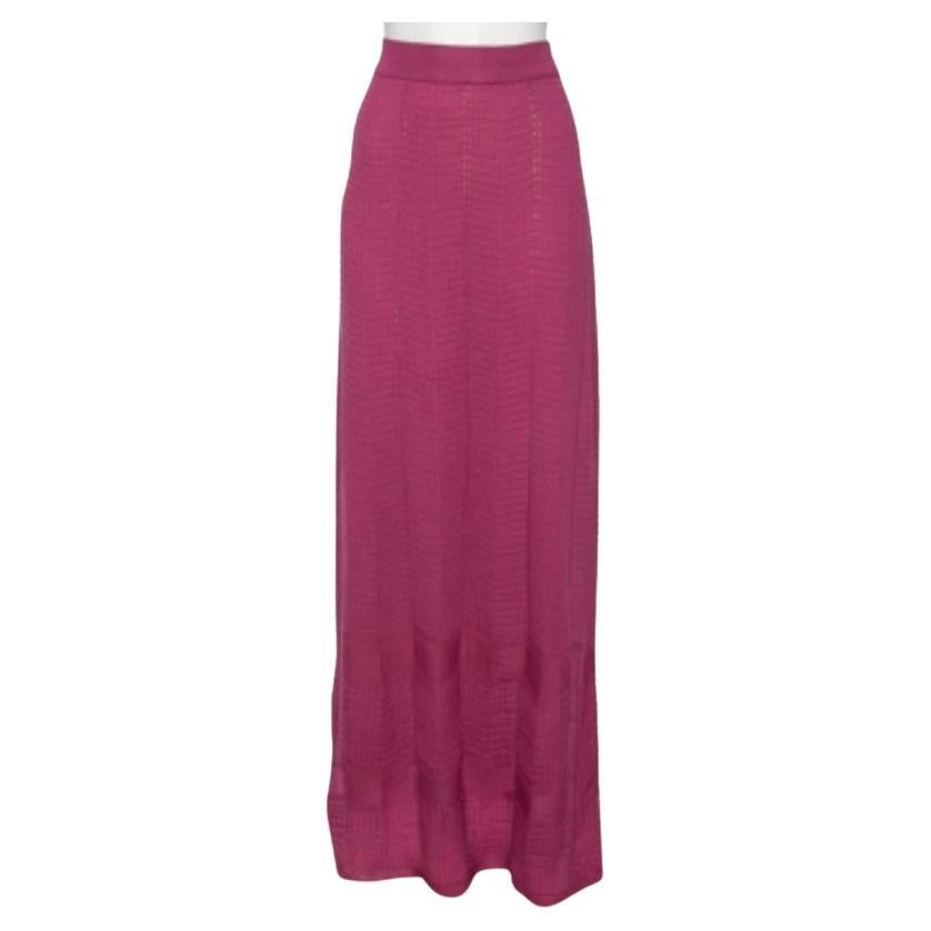 M Missoni Maxifalda de punto morada M en venta