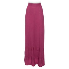 M Missoni Maxifalda de punto morada M