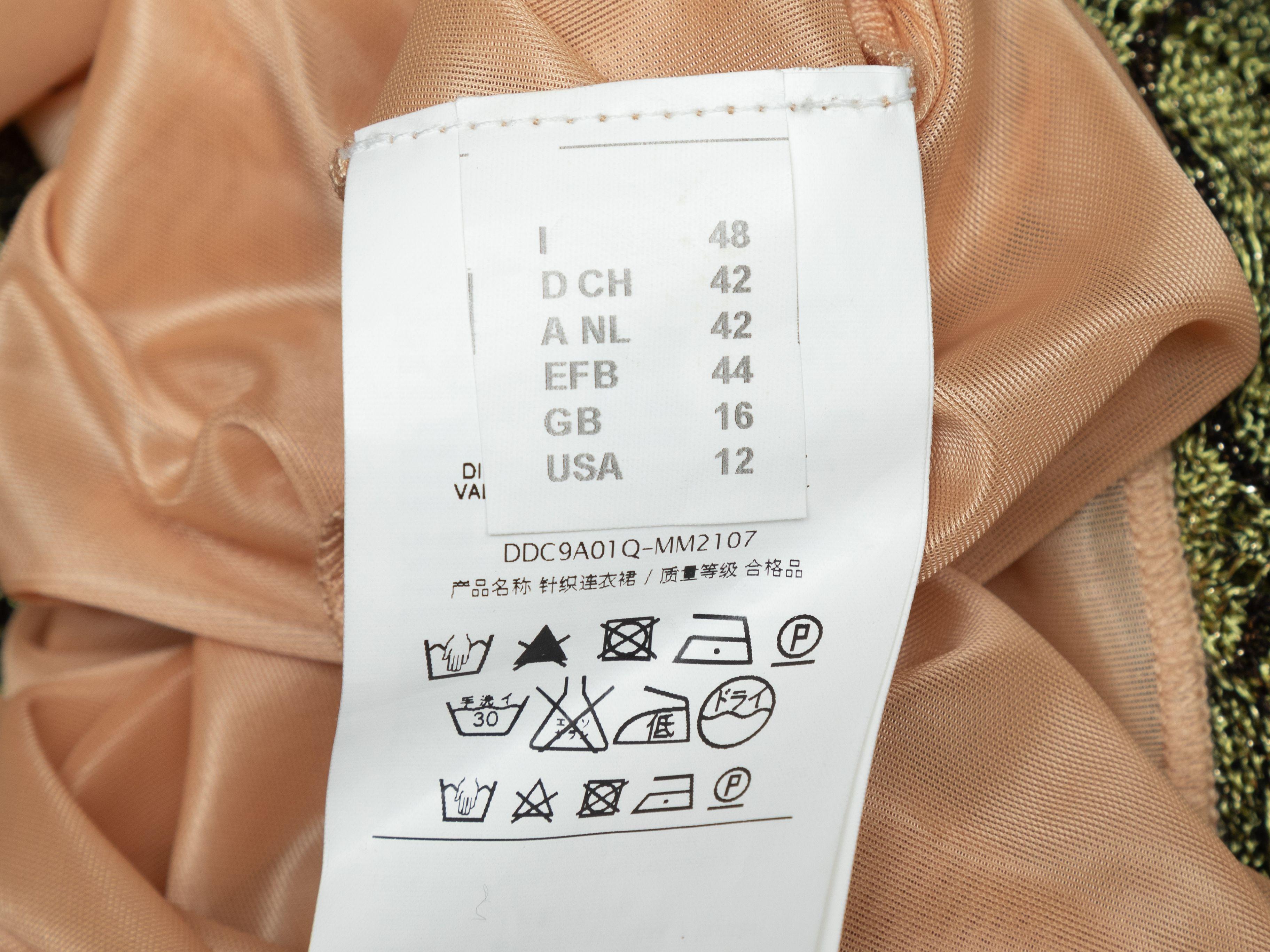 missoni one shoulder dress