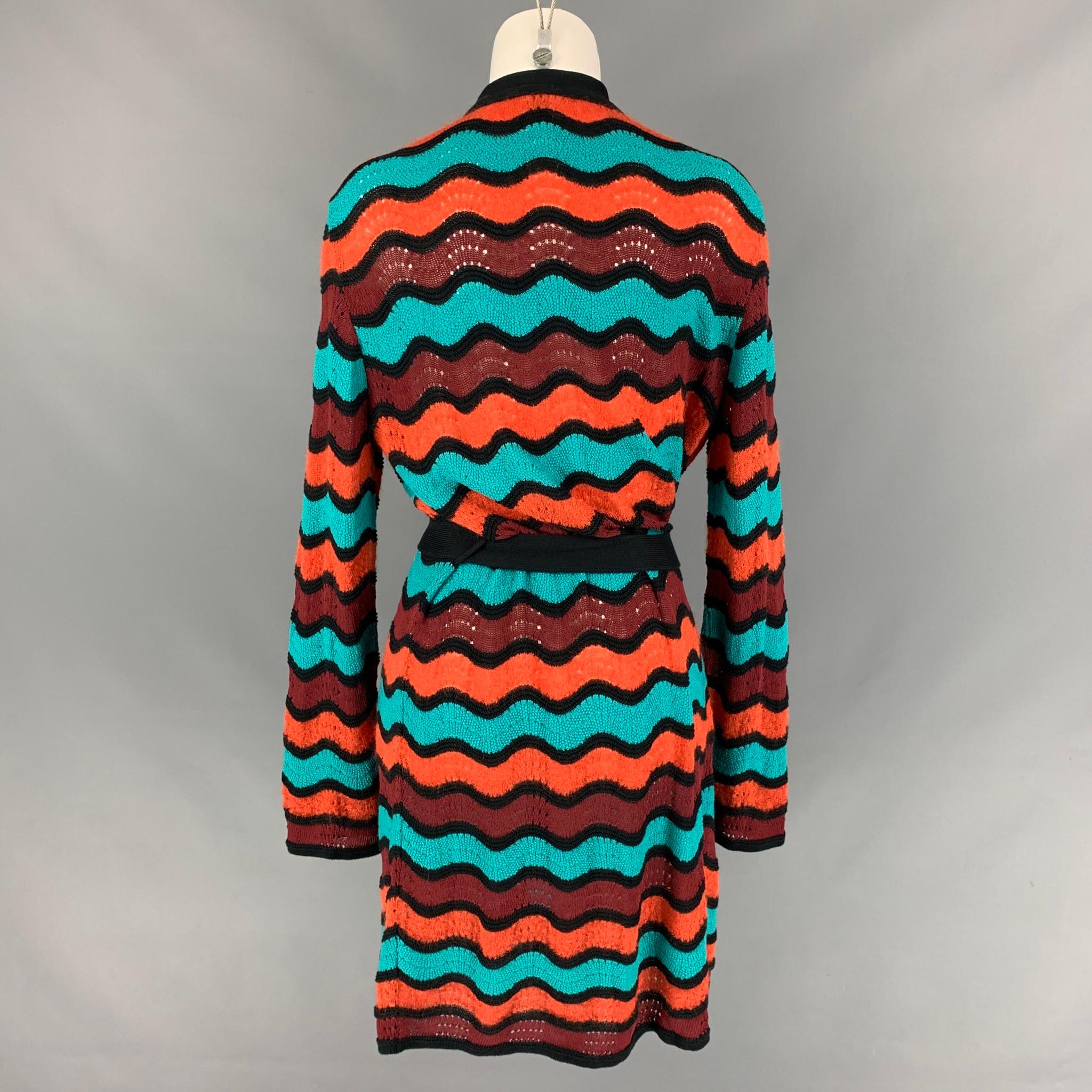 multi color wool coat