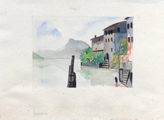 Gandria by Moser - Watercolor on paper 17x24 cm