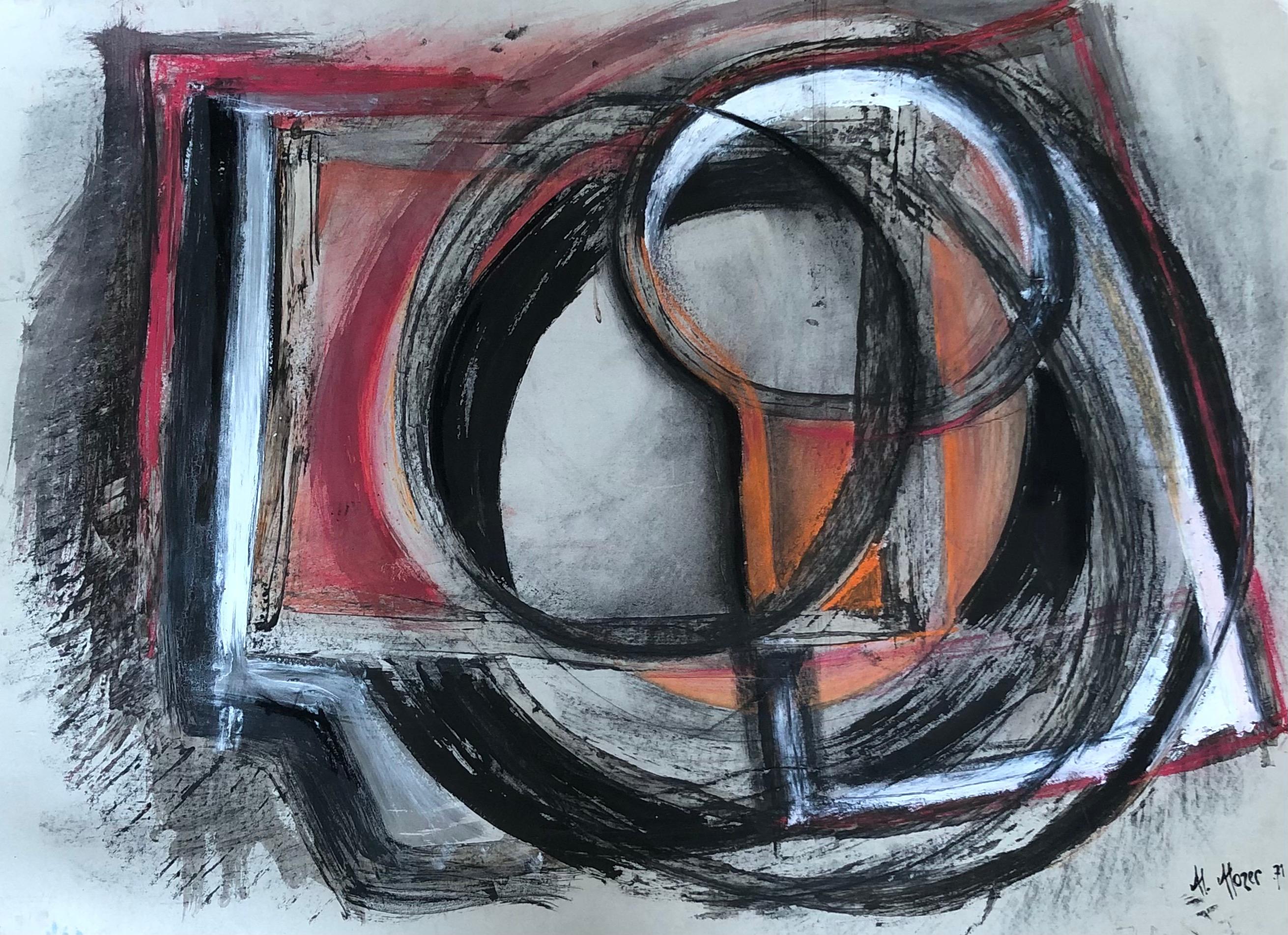 Abstract Painting di M. Mozer - Astrazione geometrica