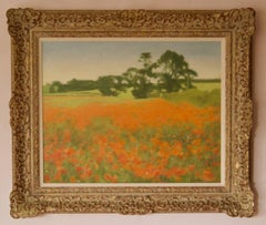 Post Impressionist Landscape - Circa Mid 20th Century Oil by M Noyes