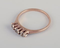 M. P. Christoffersen, Danish goldsmith. Classic gold ring, mid-20th C.