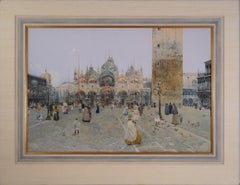 "St. Mark's Square, Venice, 1892" by M. Pagani
