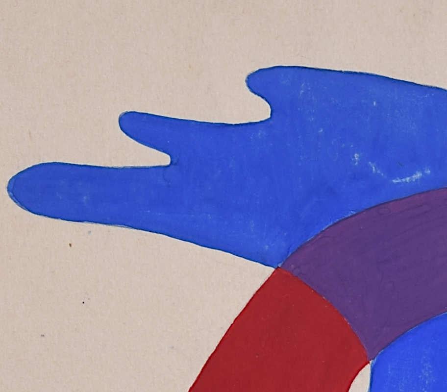 Abstract Form, vintage poster design by M R Webb im Angebot 1