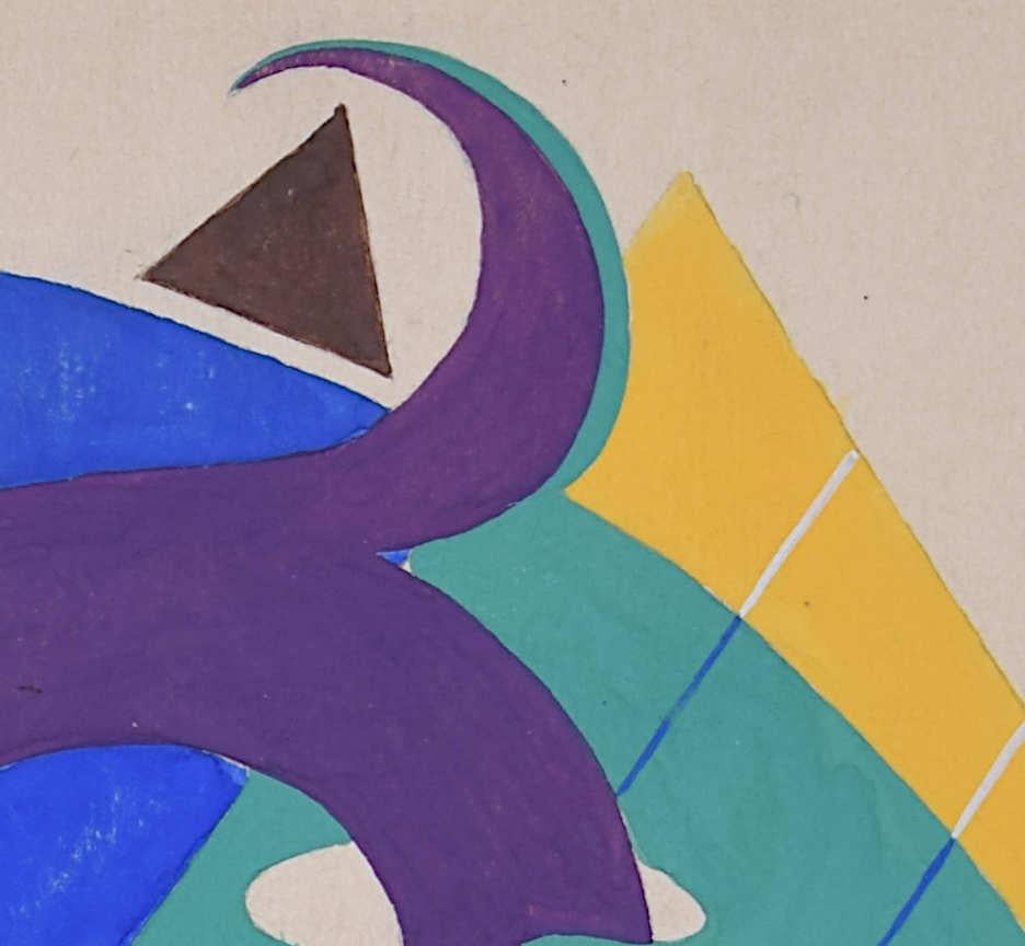 Abstract Form, vintage poster design by M R Webb im Angebot 2