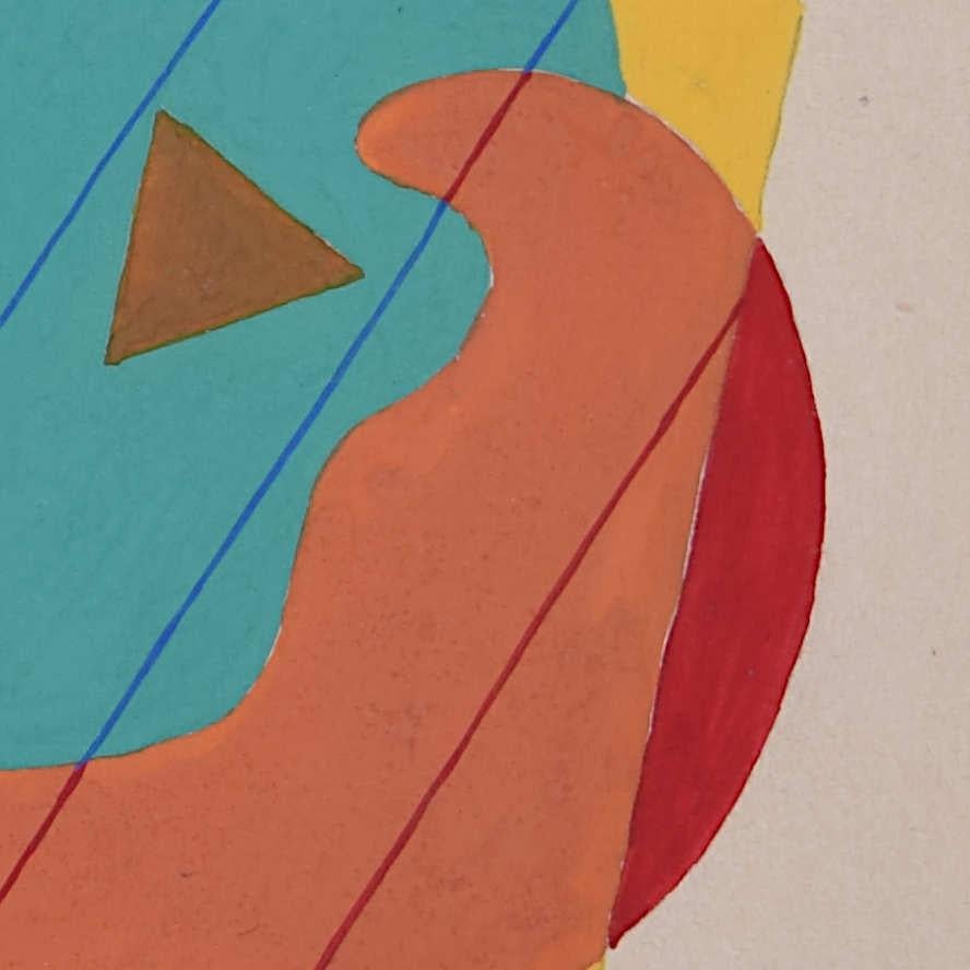 Abstract Form, vintage poster design by M R Webb im Angebot 5