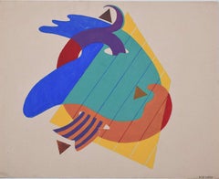 Abstract Form, vintage poster design by M R Webb