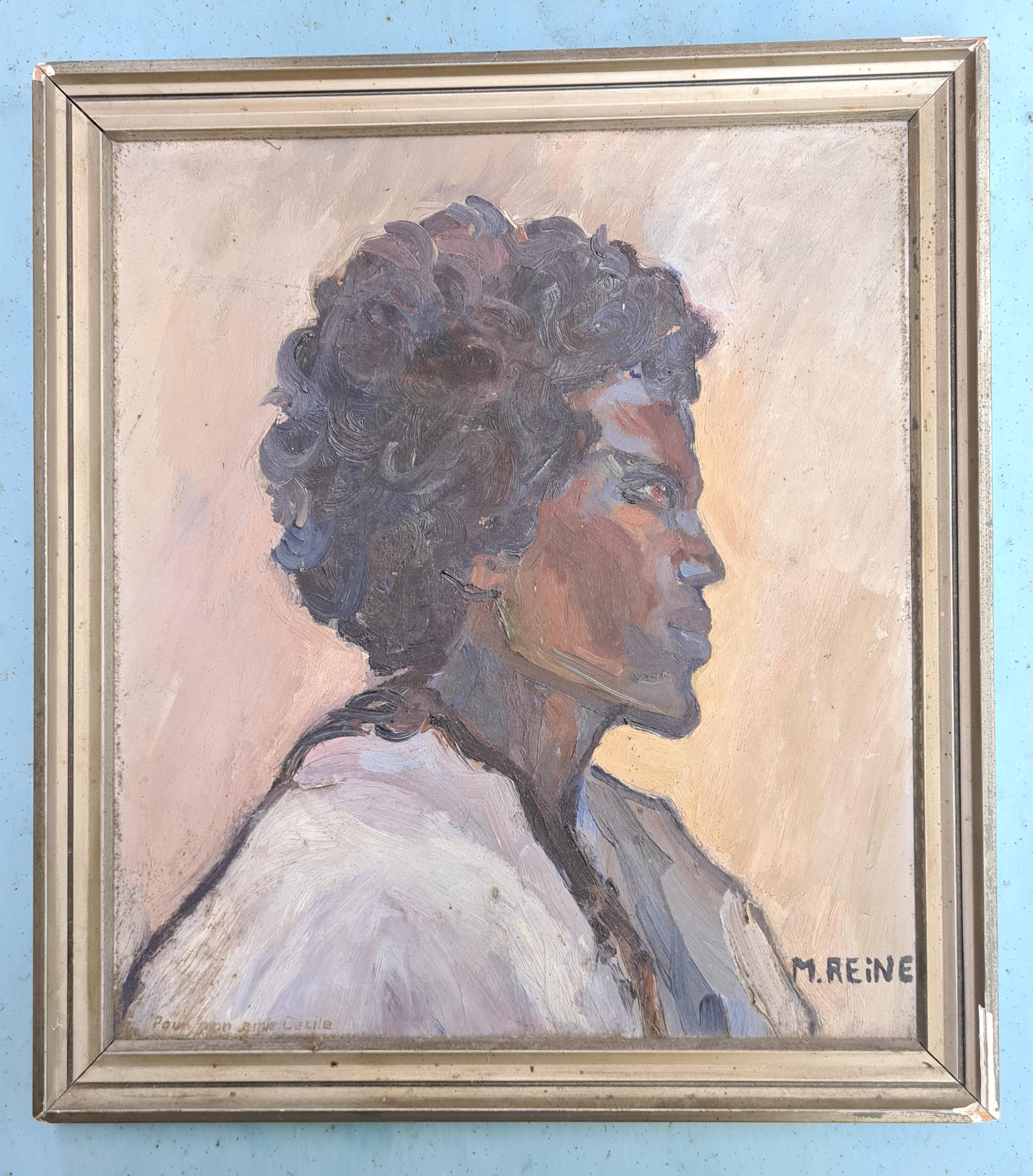 Cécile - Painting de M Reine