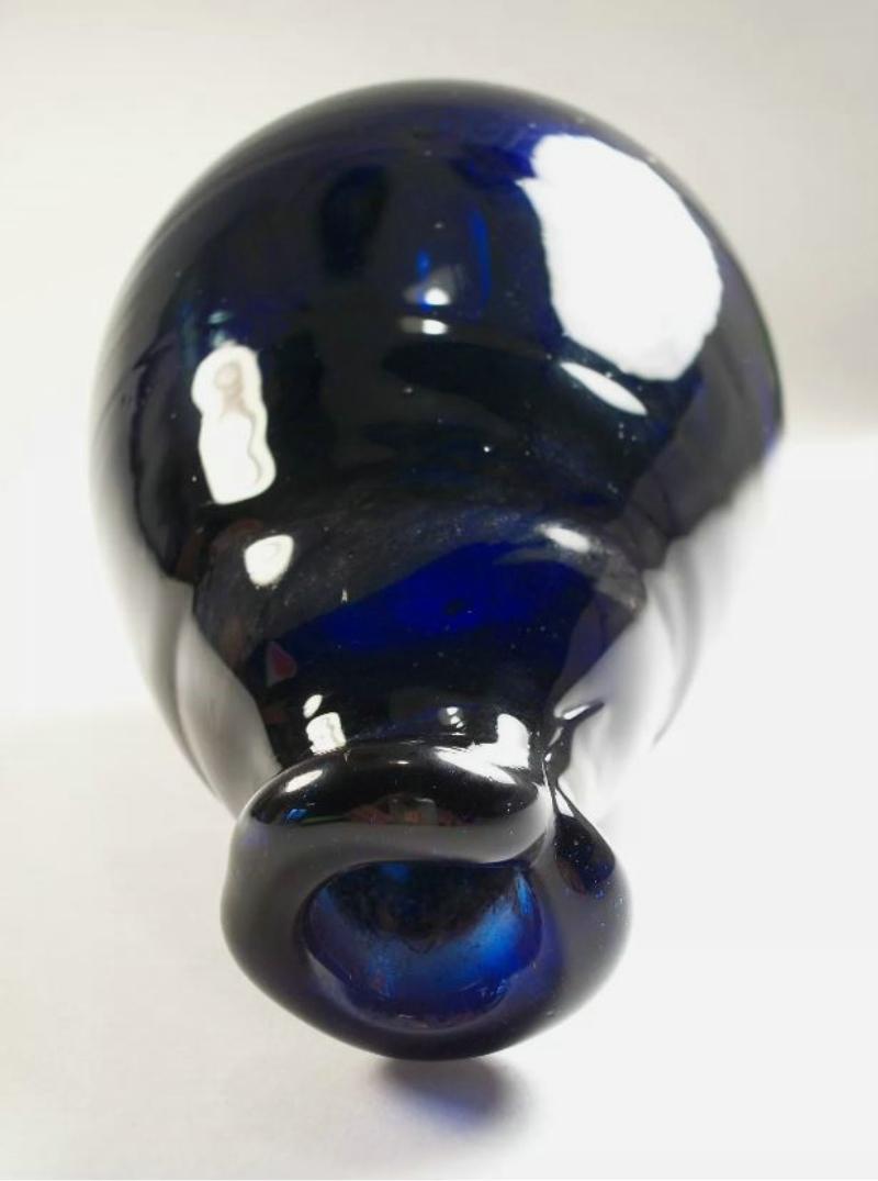 Vetro artistico M. ROBB - Vaso a bocciolo in vetro Studio A - Firmato - Canada - Circa 1973 in vendita