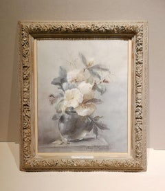 Favourite flowers, M. Roosenboom, Watercolor/paper, early-impressionist