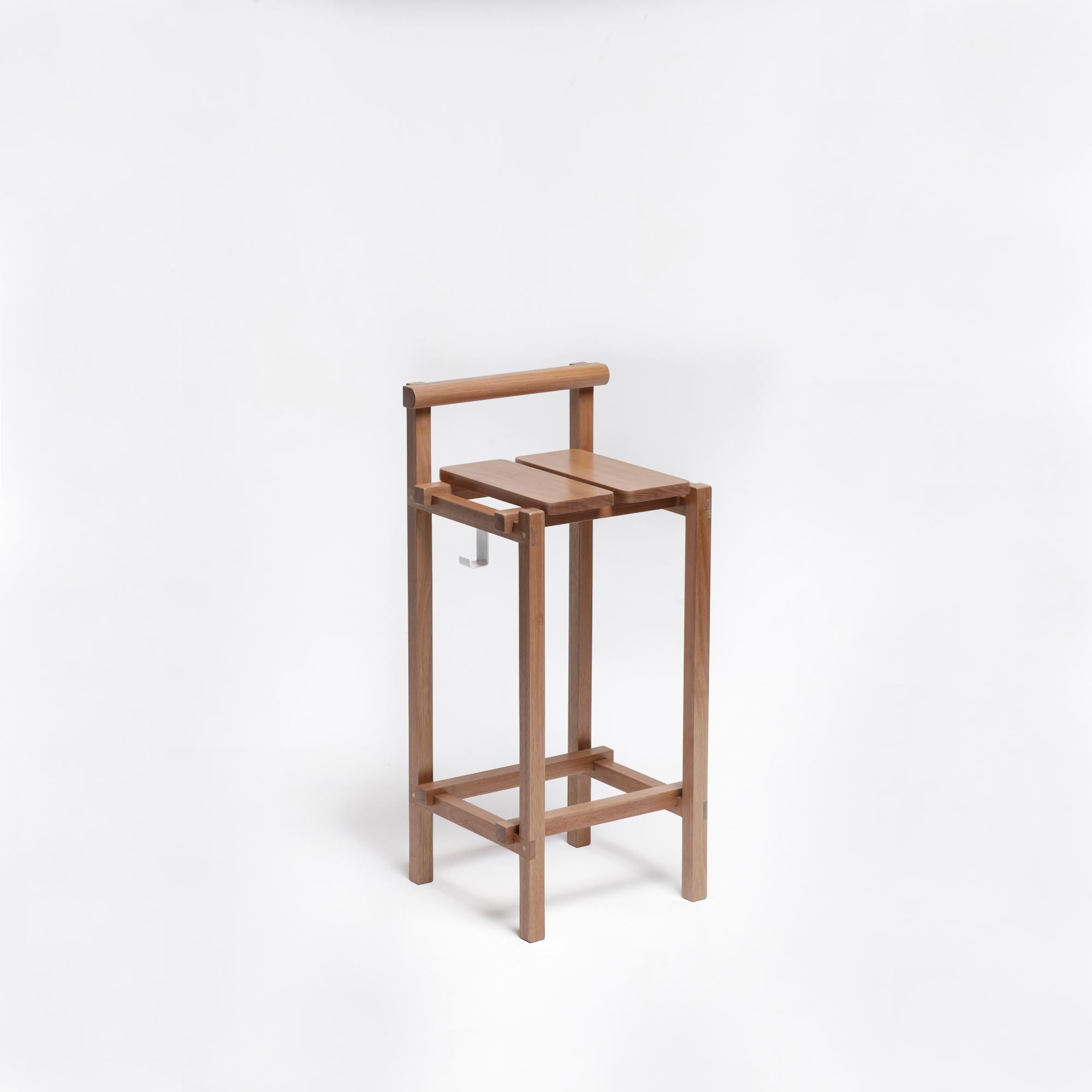 Our M Stool is part of our M collection! Handcrafted in traditional woodworking techniques with certified brazilian wood. This stool is made with 