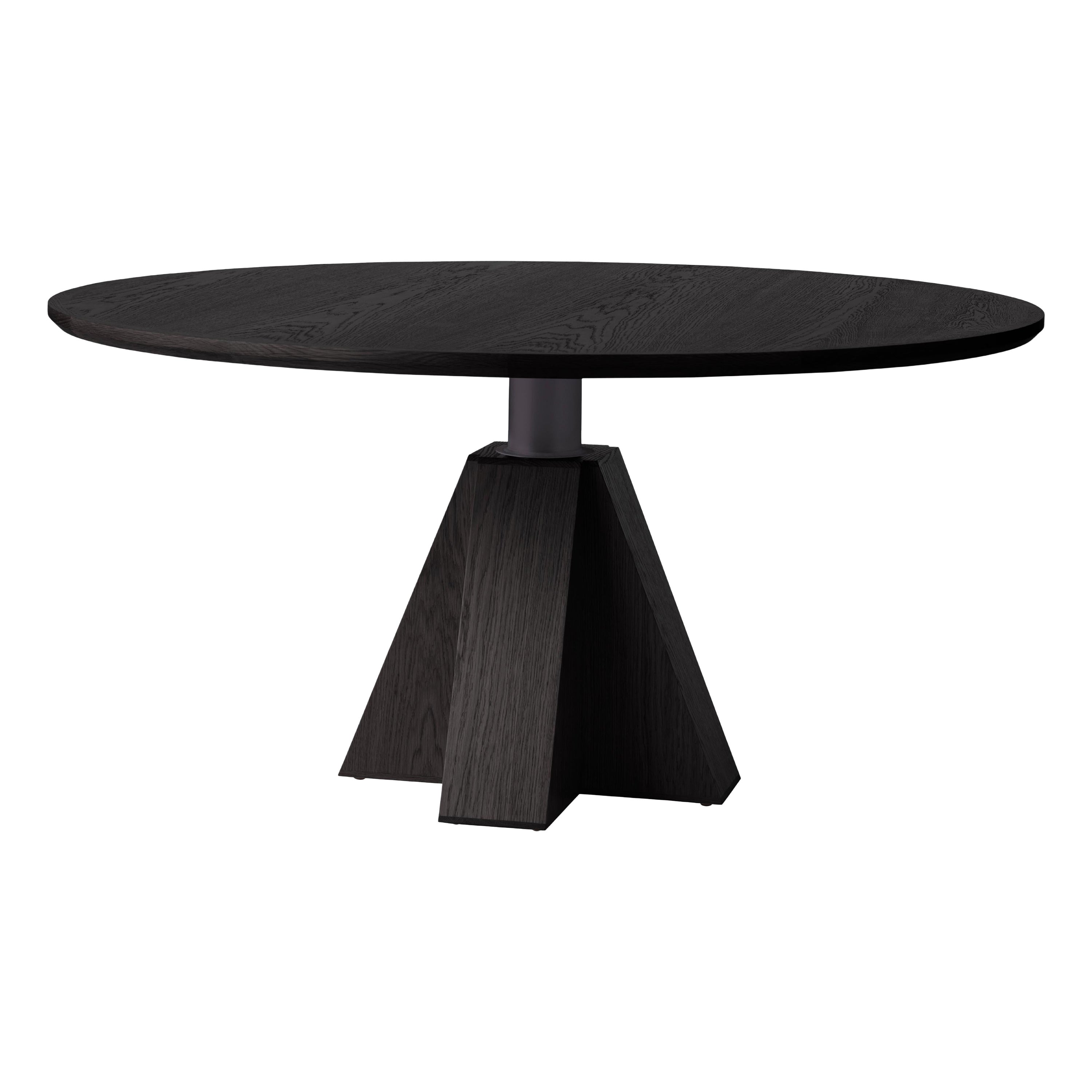 M-Table by Daniel Boddam, Smoked/Stained Oak For Sale