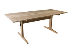 Mesa "M" - Mesa de caballete de fresno inspirada en George Nakashima