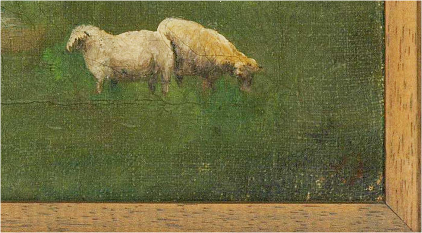 M. Tadison - Early 20th Century Oil, Shepherd's Rest 1