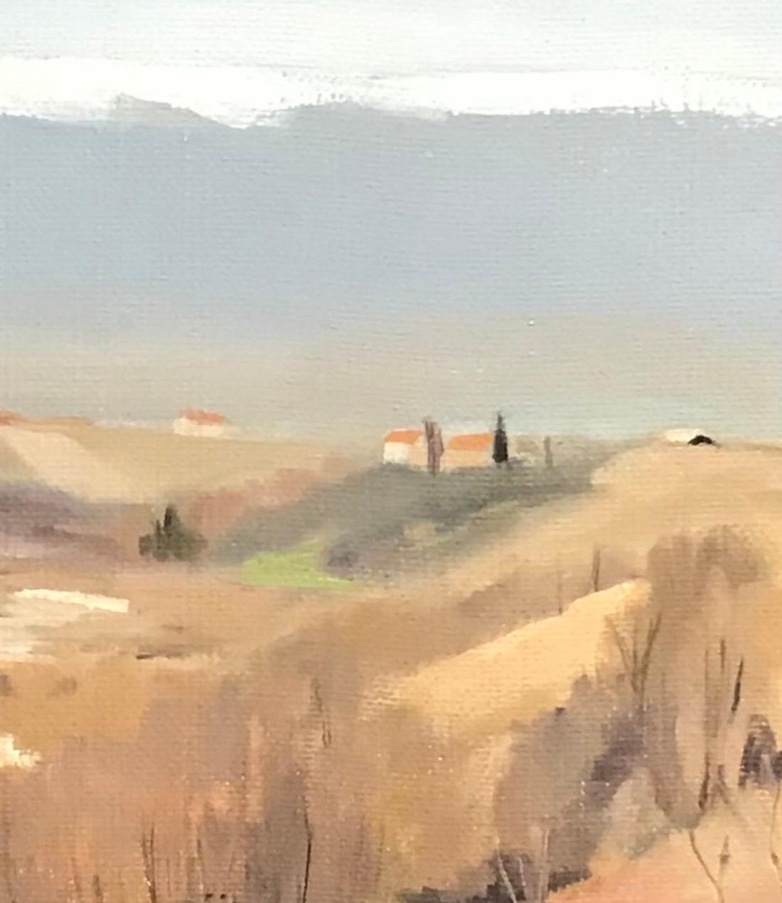 Landscape by M. Terraz - Oil on cardboard  For Sale 2